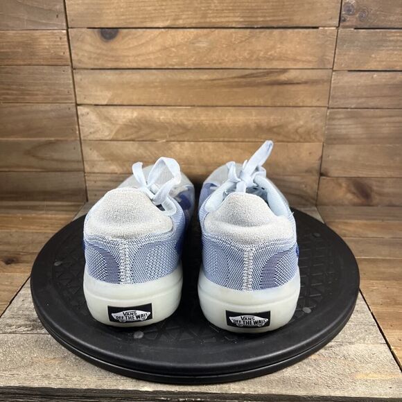 Vans Womens Size 7 Evdnt Ultimate Translucent Delicate Blue Lace Up Sneakers - Picture 4 of 10